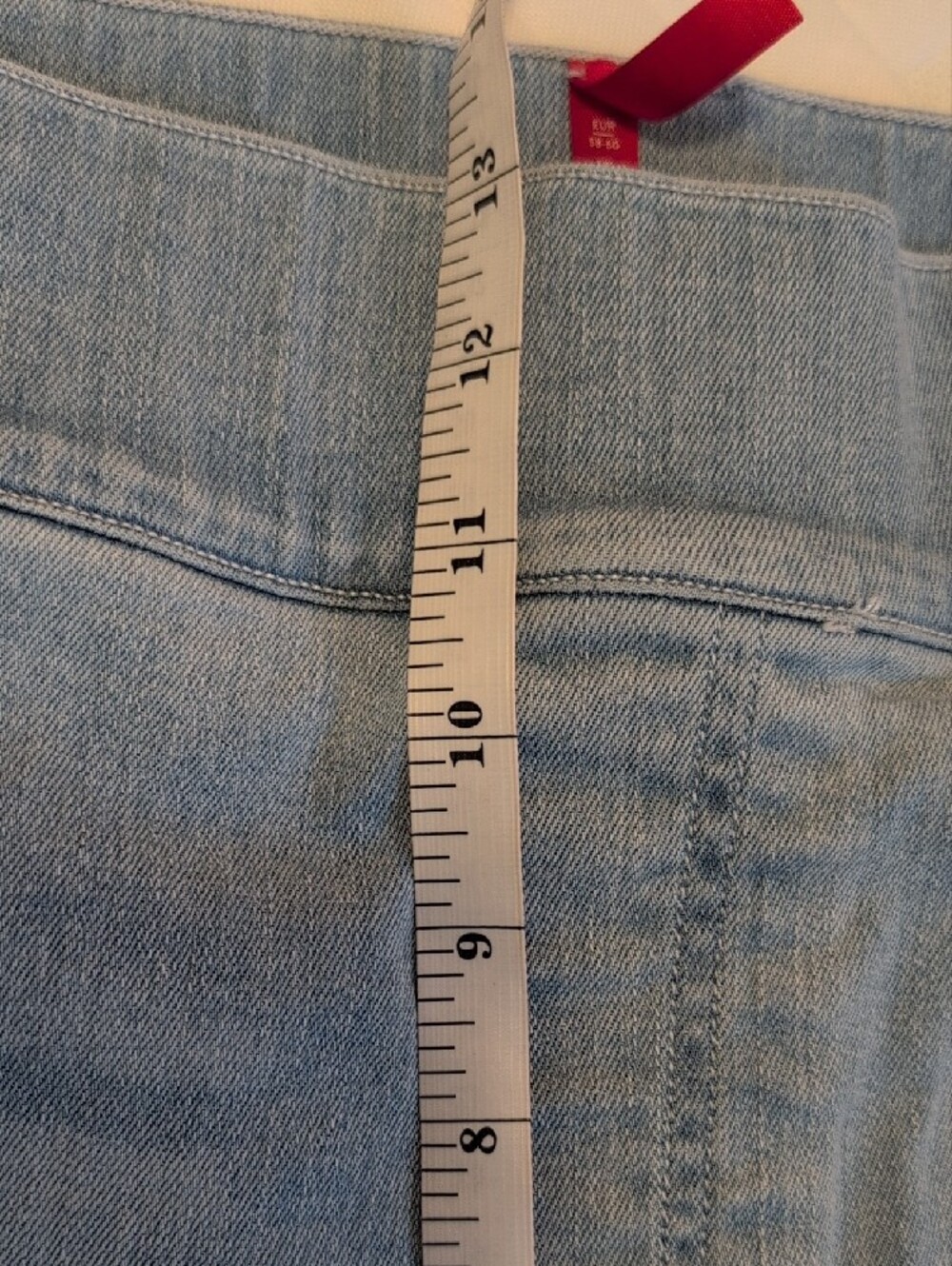 SPANX Flare Leg Jeans Light Blue Denim with Tummy Control Pull On Plus Size 3X - Picture 8 of 14